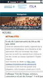 Mobile Screenshot of edstic.unice.fr