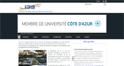 Desktop Screenshot of i3s.unice.fr