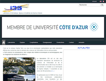 Tablet Screenshot of i3s.unice.fr