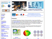 Tablet Screenshot of leat.unice.fr
